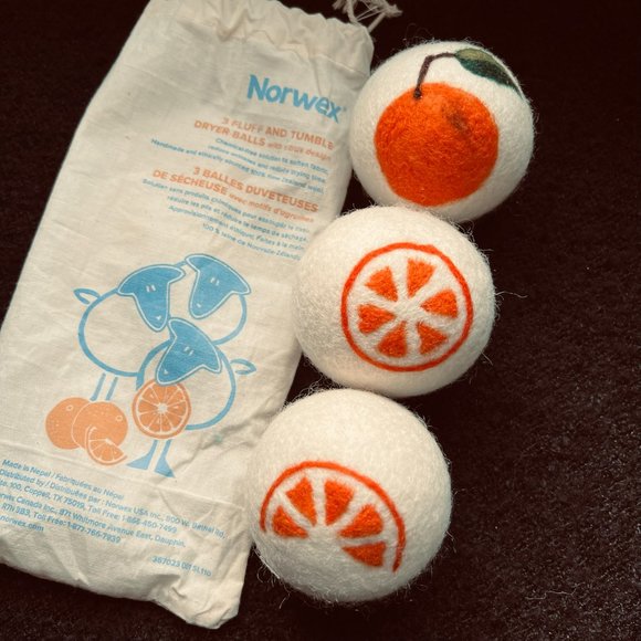 Norwex Other Dryer Balls Orange Design Inventory Sale Poshmark